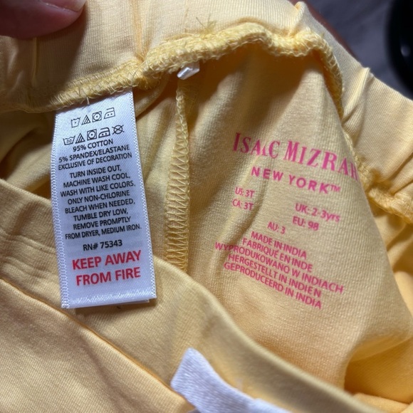 Isaac Mizrahi Yellow Lemon Toddler Outfit 3T 268 - Picture 5 of 7